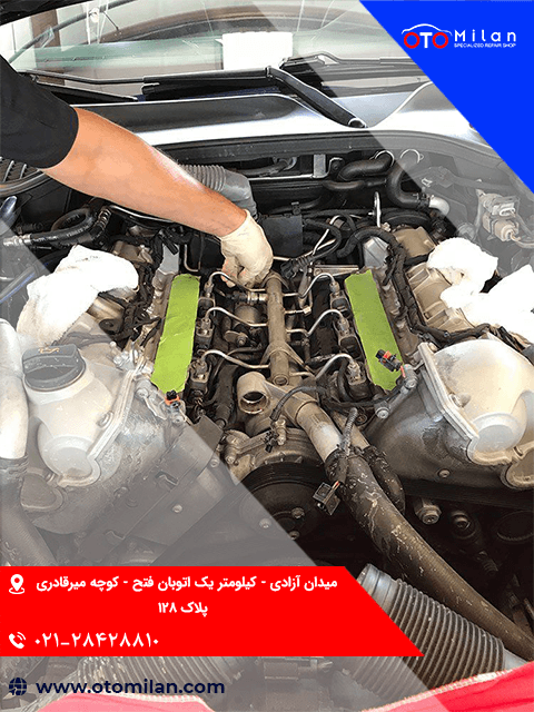 تعمیر موتور پورشه 8