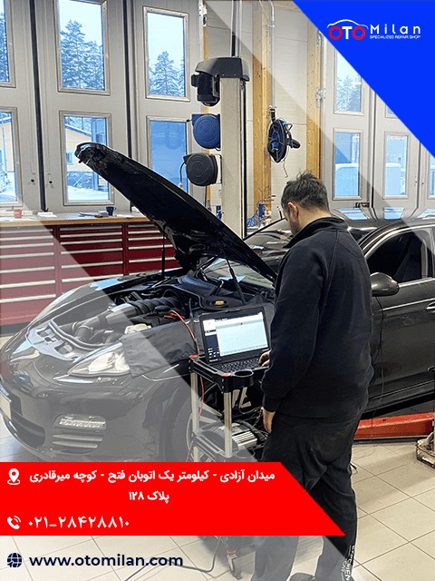 تعمیر موتور پورشه 5